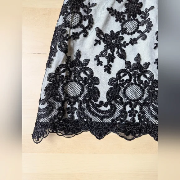 Unholy Dolls Kill Black Lace Cocktail New Years Eve Mini Dress Adjustable Strap - Picture 2 of 10